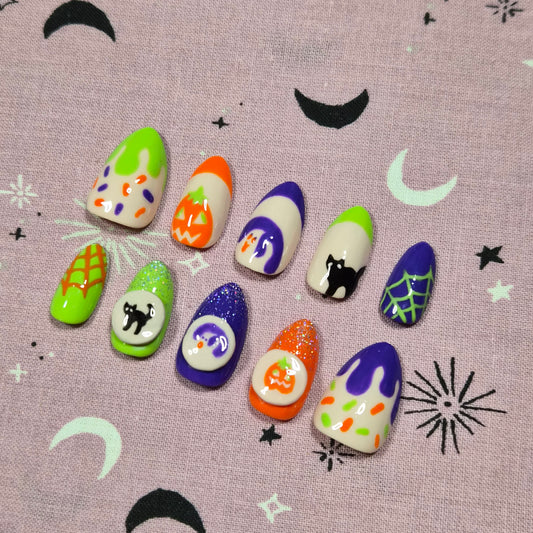 Halloween Cookie Nails