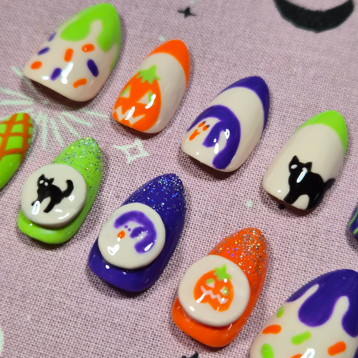 Halloween Cookie Nails