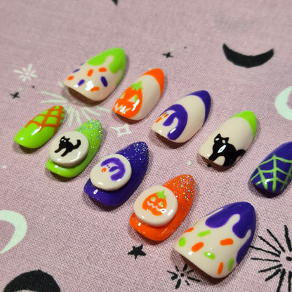 Halloween Cookie Nails
