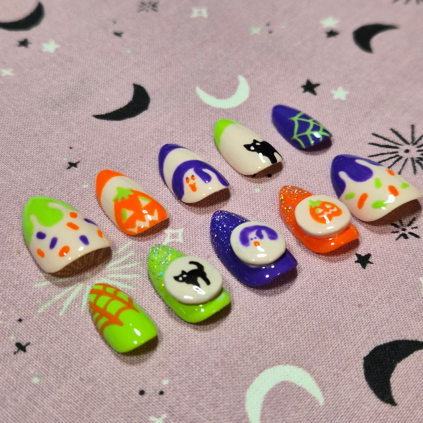 Halloween Cookie Nails