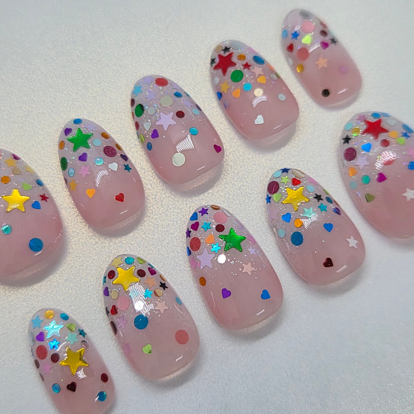 Confetti Nails