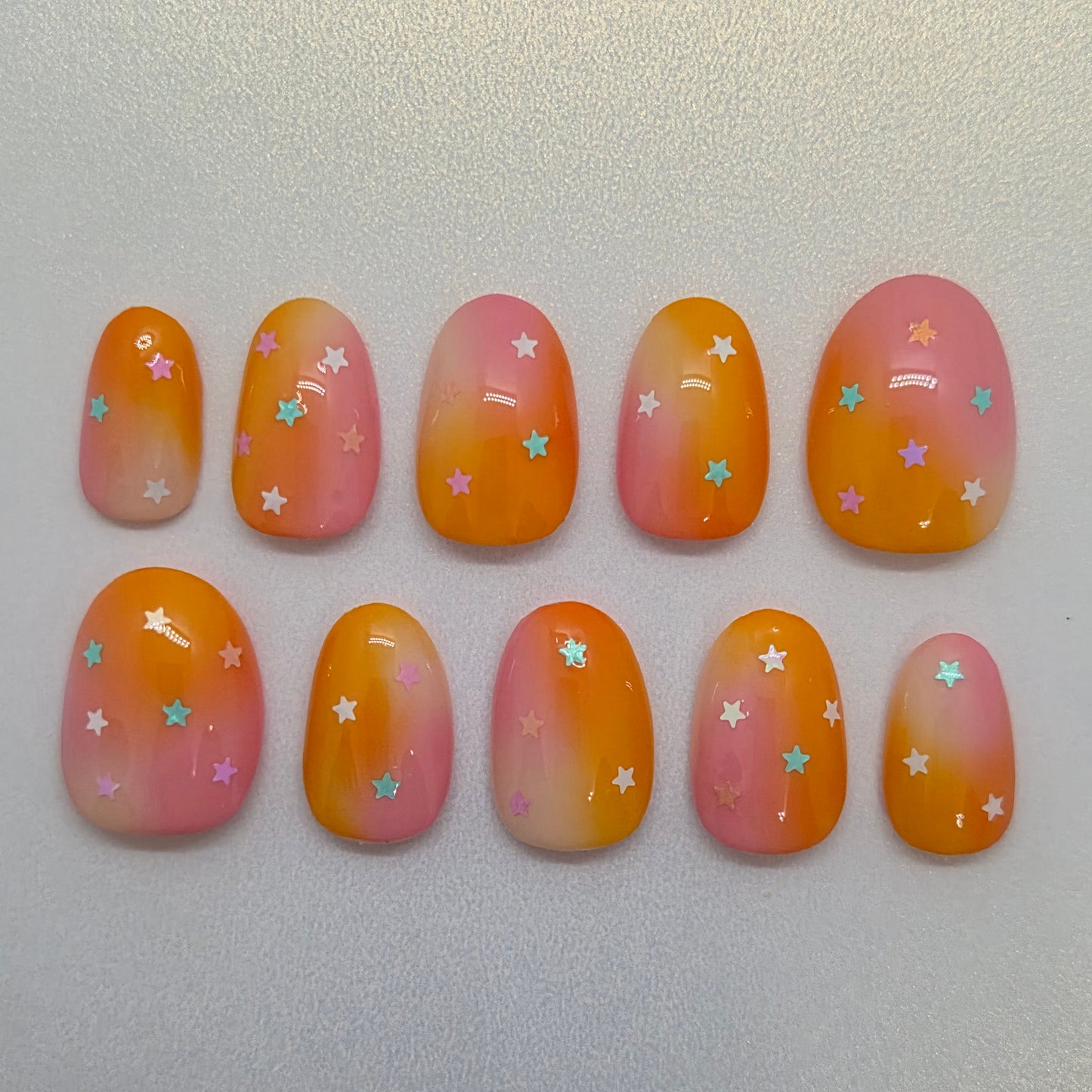 Starry Sherbet Nails ✨️🍧