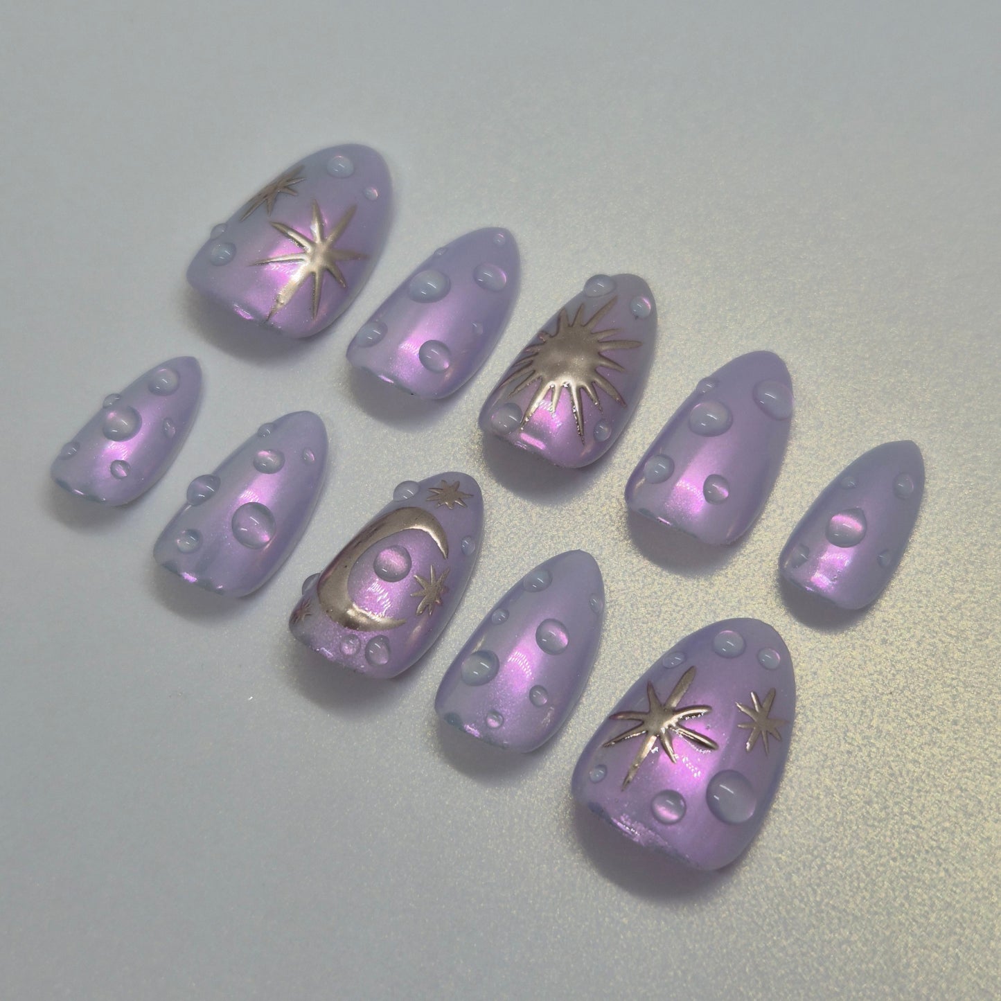 Celestial Bubble Nails 🫧