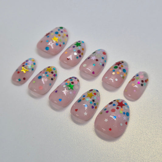 Confetti Nails