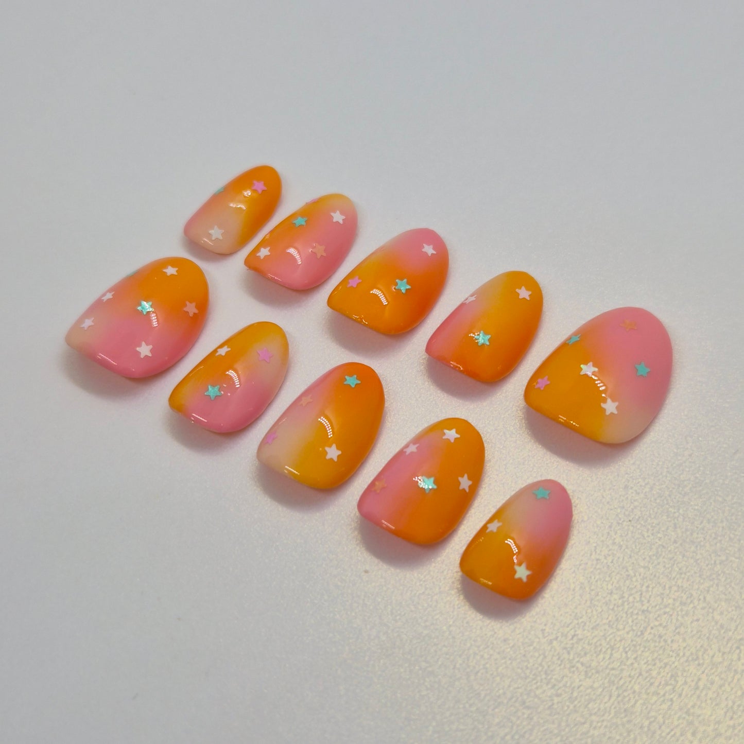 Starry Sherbet Nails ✨️🍧