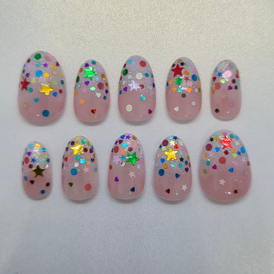 Confetti Nails
