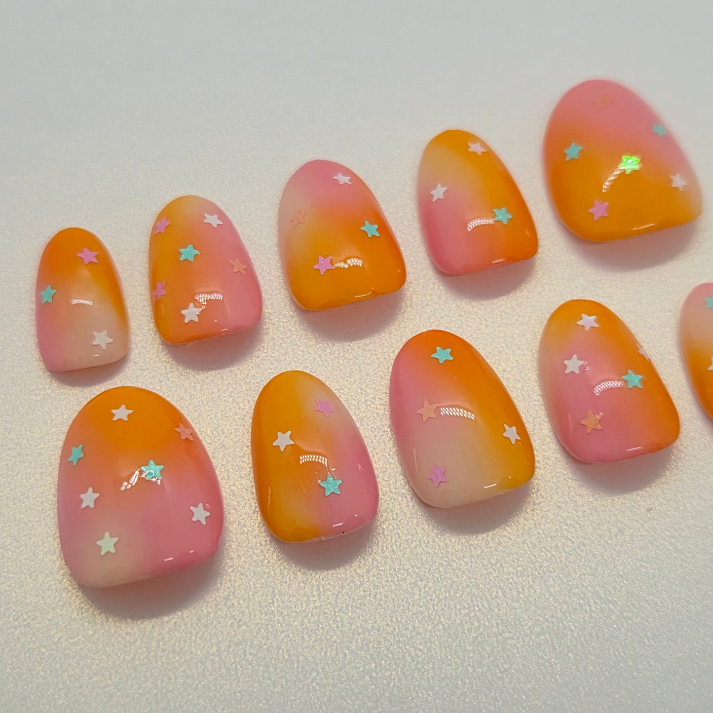 Starry Sherbet Nails ✨️🍧